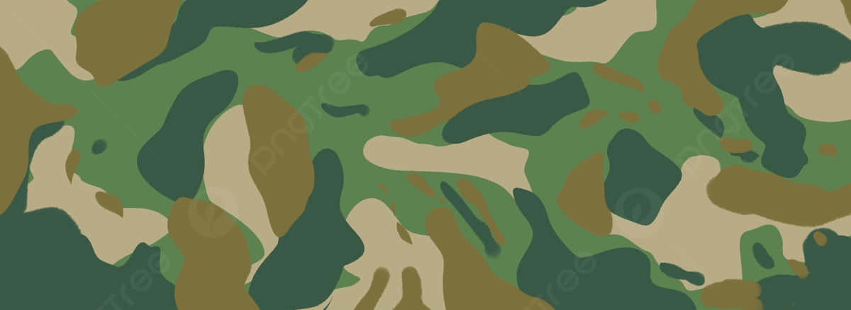 Opret din kant med grøn kamuflage tapet Wallpaper