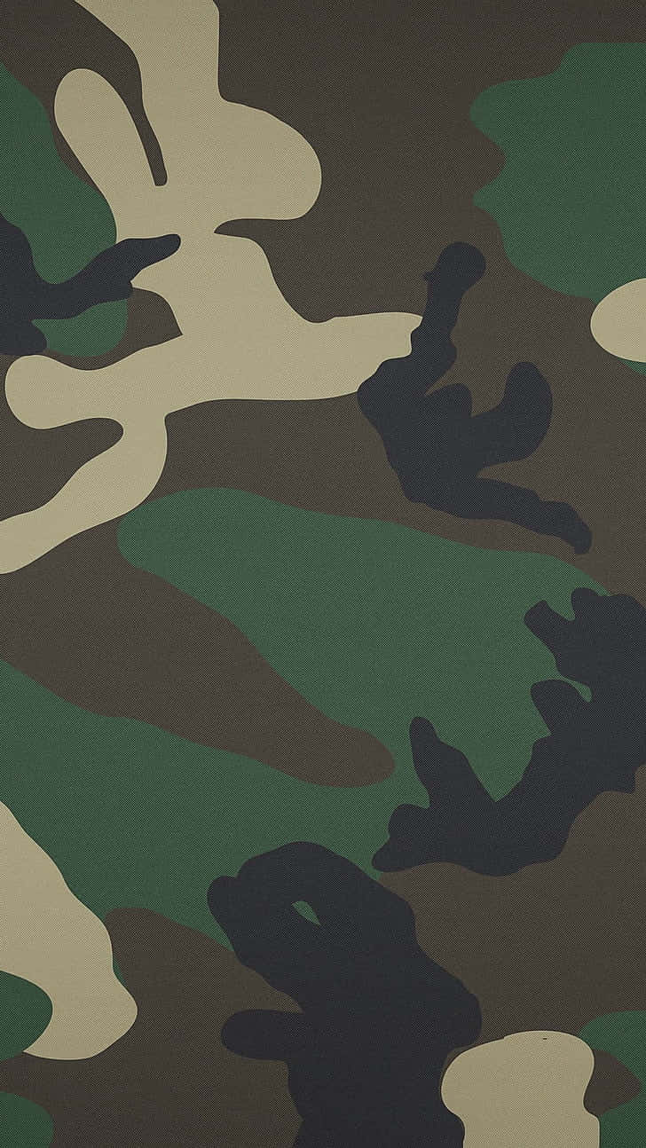 A Close Up Of A Camouflage Pattern Wallpaper