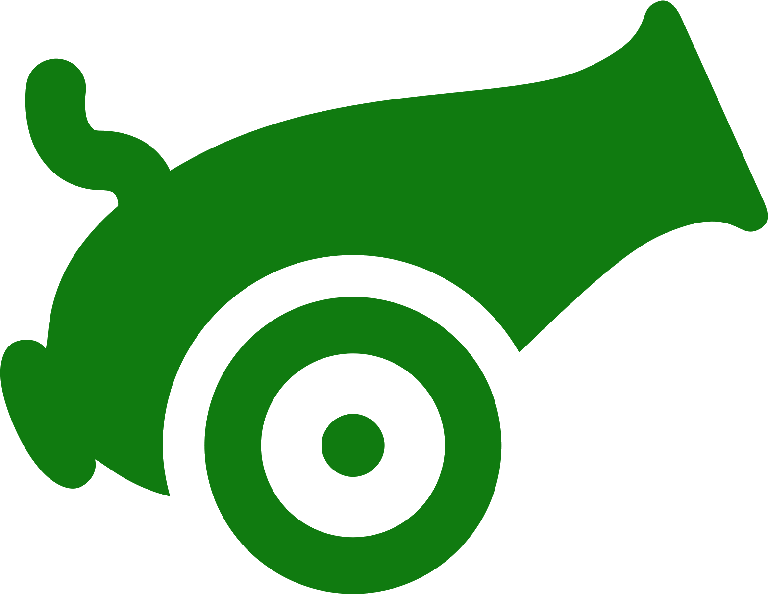 Green Cannon Icon PNG