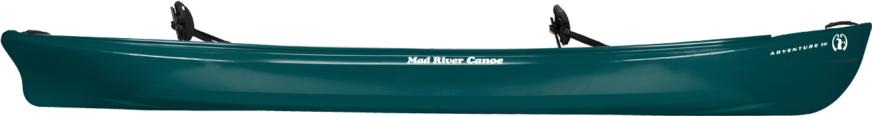 Green Canoe Isolatedon Transparent Background PNG