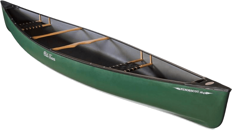 Green Canoe Old Town Penobscot PNG
