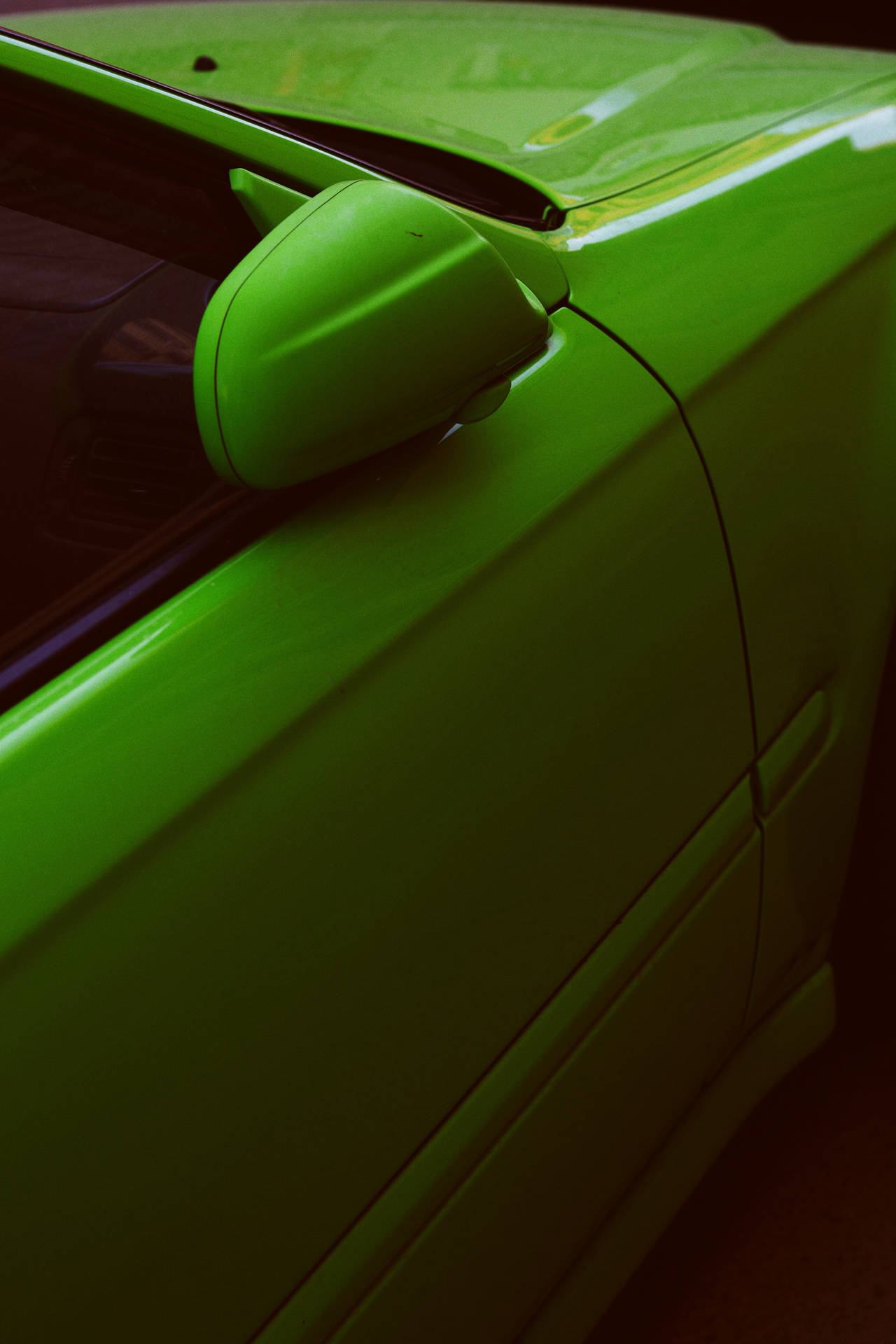 Green Car Phone Wallpaper
