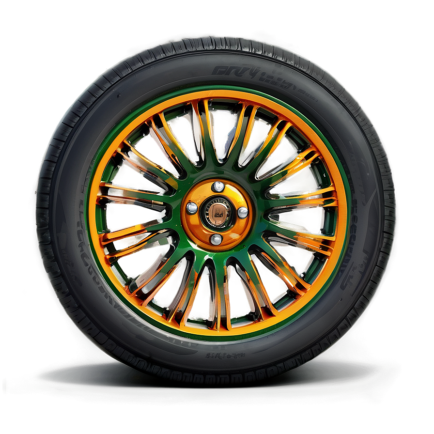 Green Car Wheel Png Xcy11 PNG