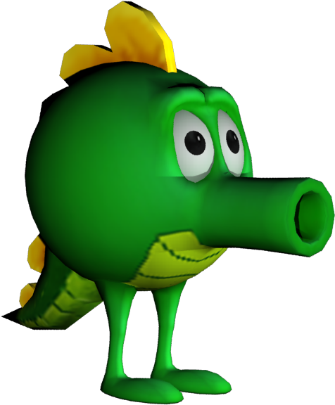 Green Cartoon Dinosaur Character PNG
