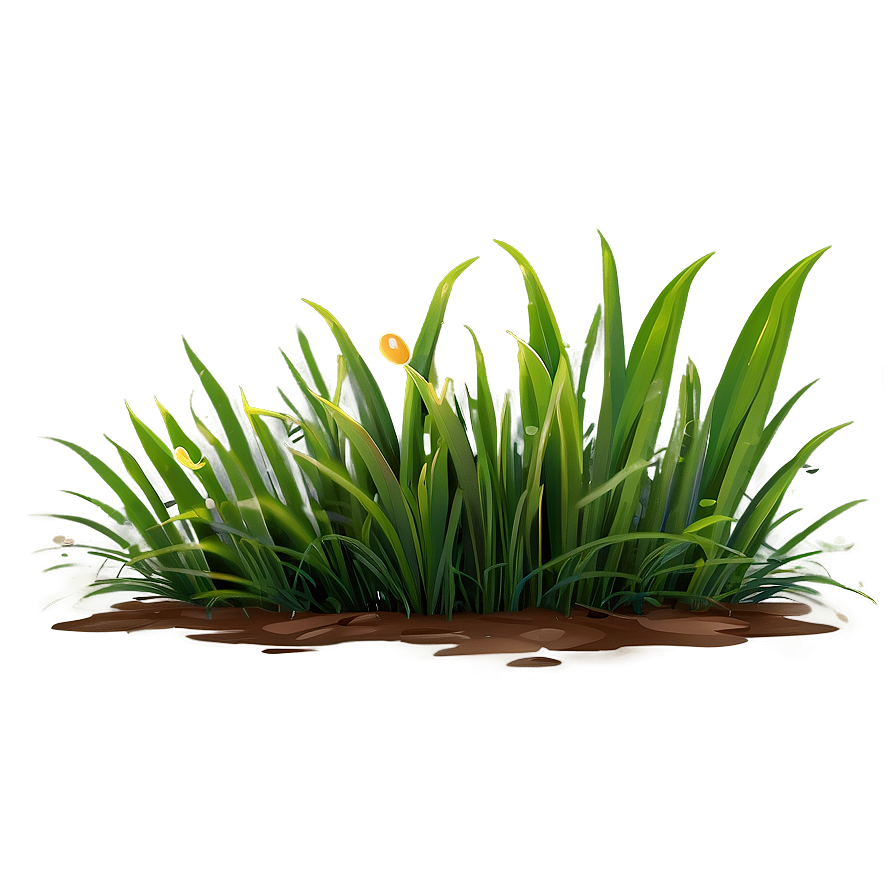 Green Cartoon Grass Png Qad88 PNG
