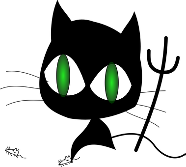 Green Cat Eyesin Darkness PNG
