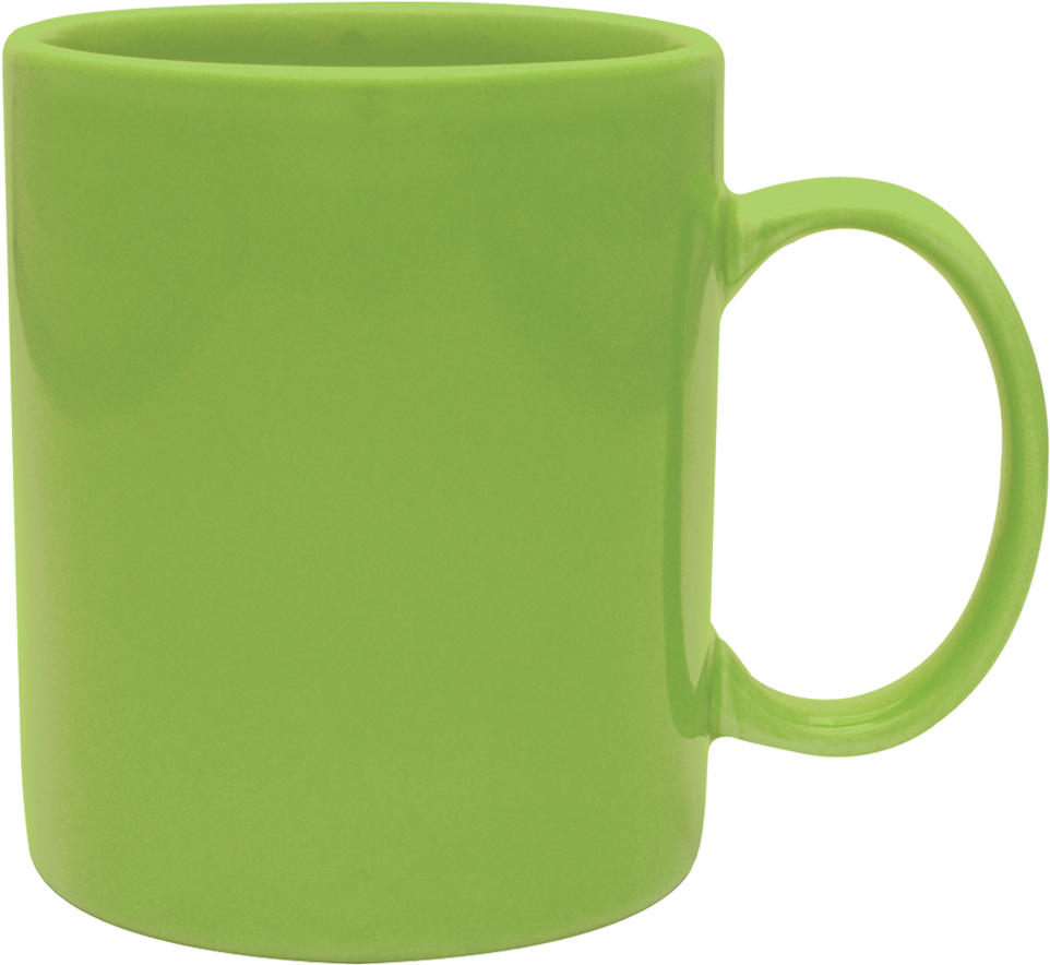 Green Ceramic Mug PNG