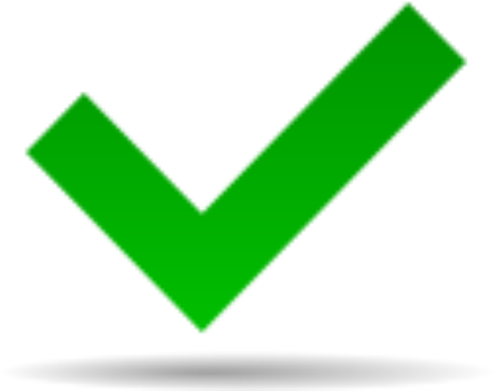 Green Check Mark Graphic PNG