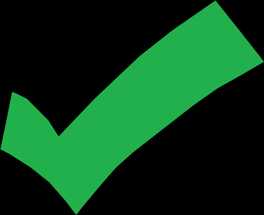 Green Check Mark Graphic PNG