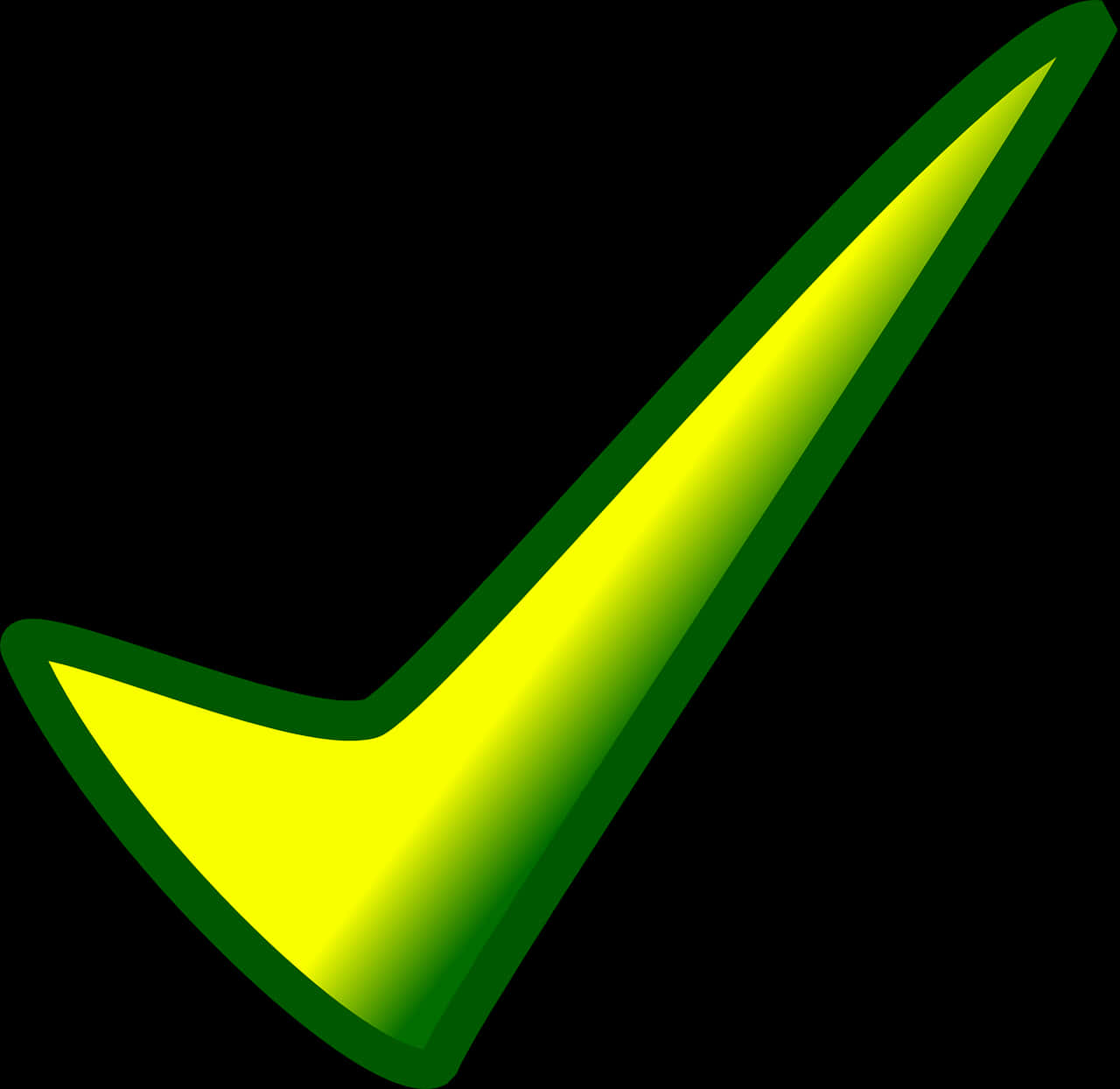 Green Check Mark Graphic PNG