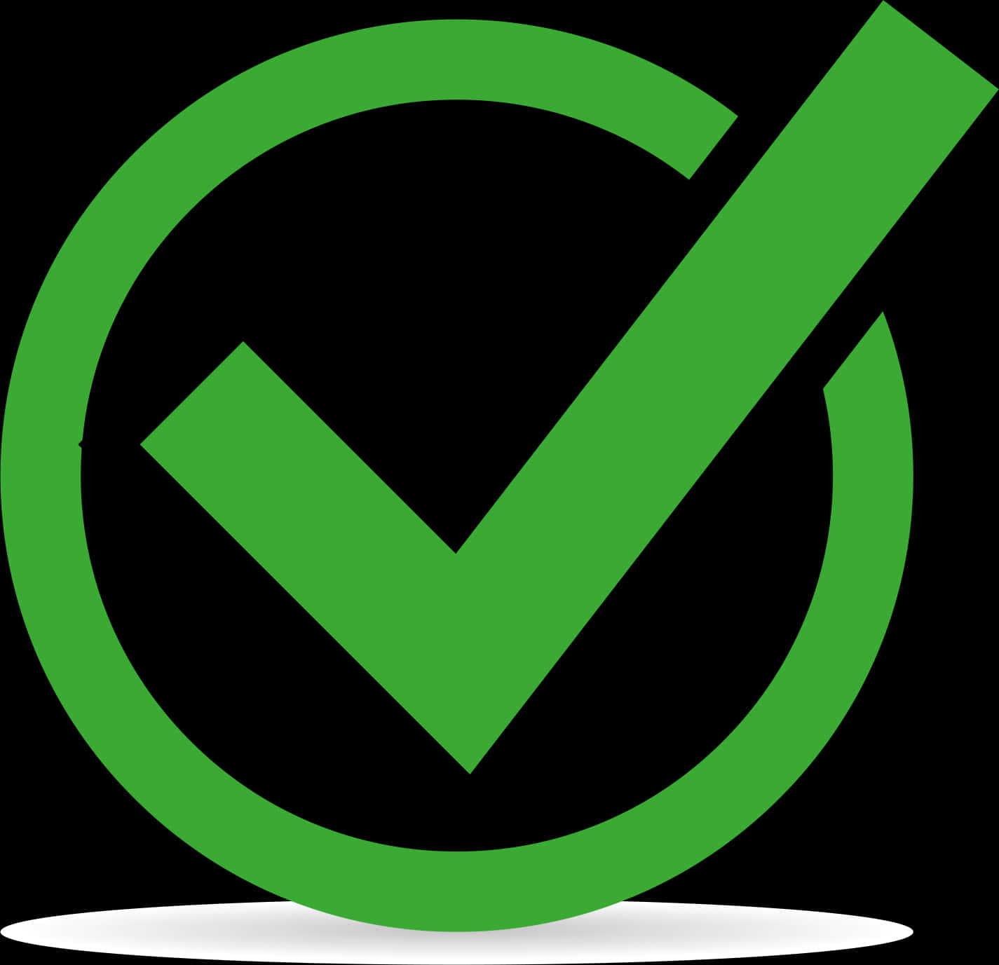 Green Check Mark Graphic PNG