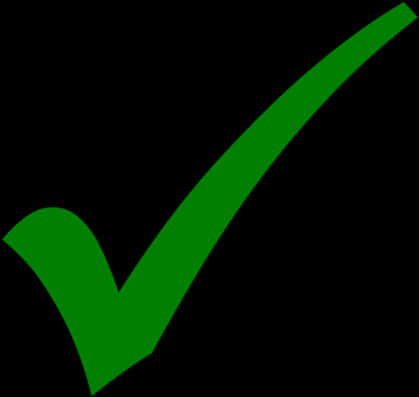 Green Check Mark Graphic PNG