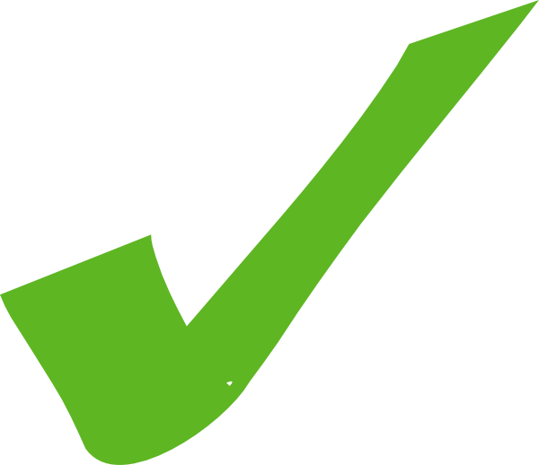 Green Check Mark Graphic PNG