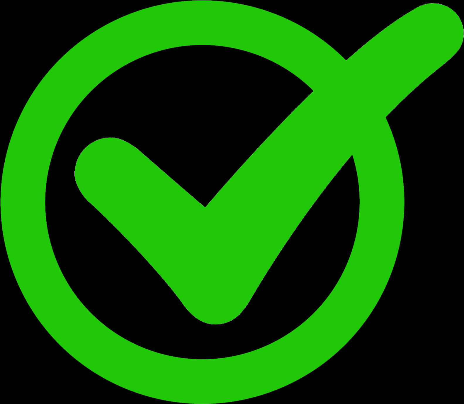 Green Check Mark Graphic PNG