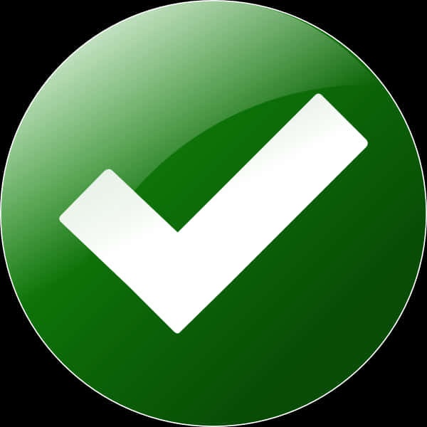 Green Check Mark Icon PNG