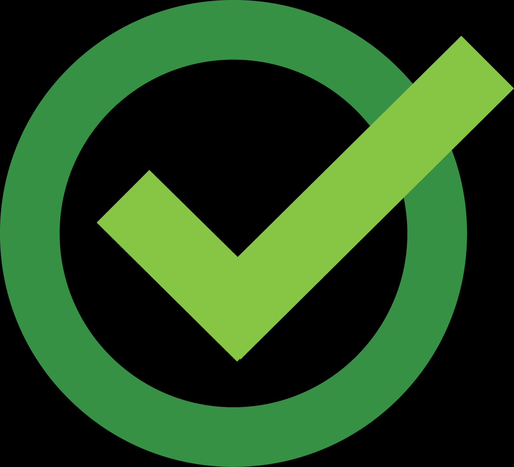 Green Check Mark Icon PNG