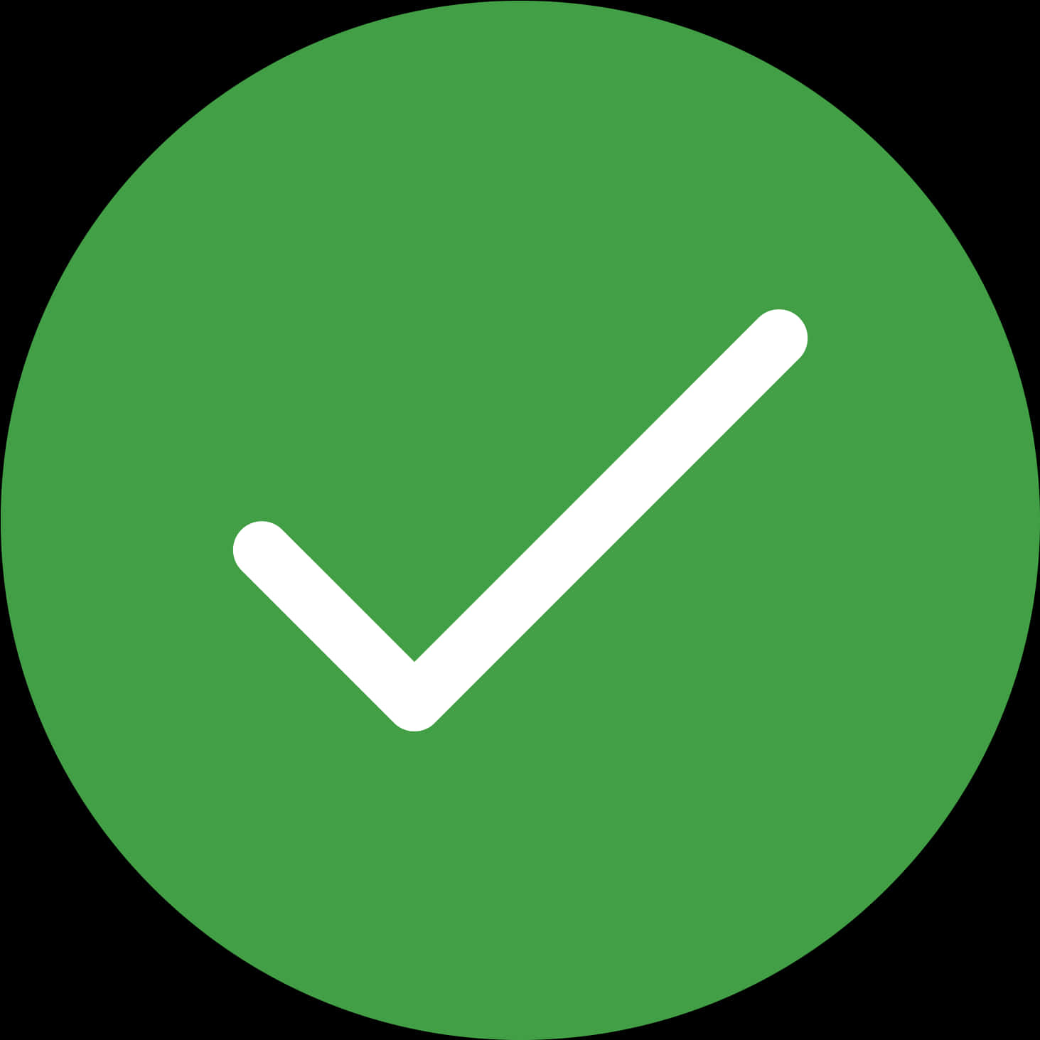 Green Check Mark Icon PNG