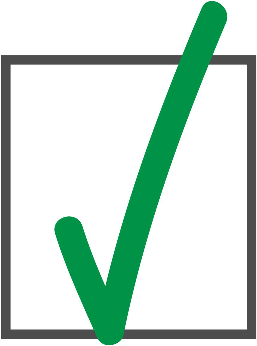 Green Check Mark Symbol PNG