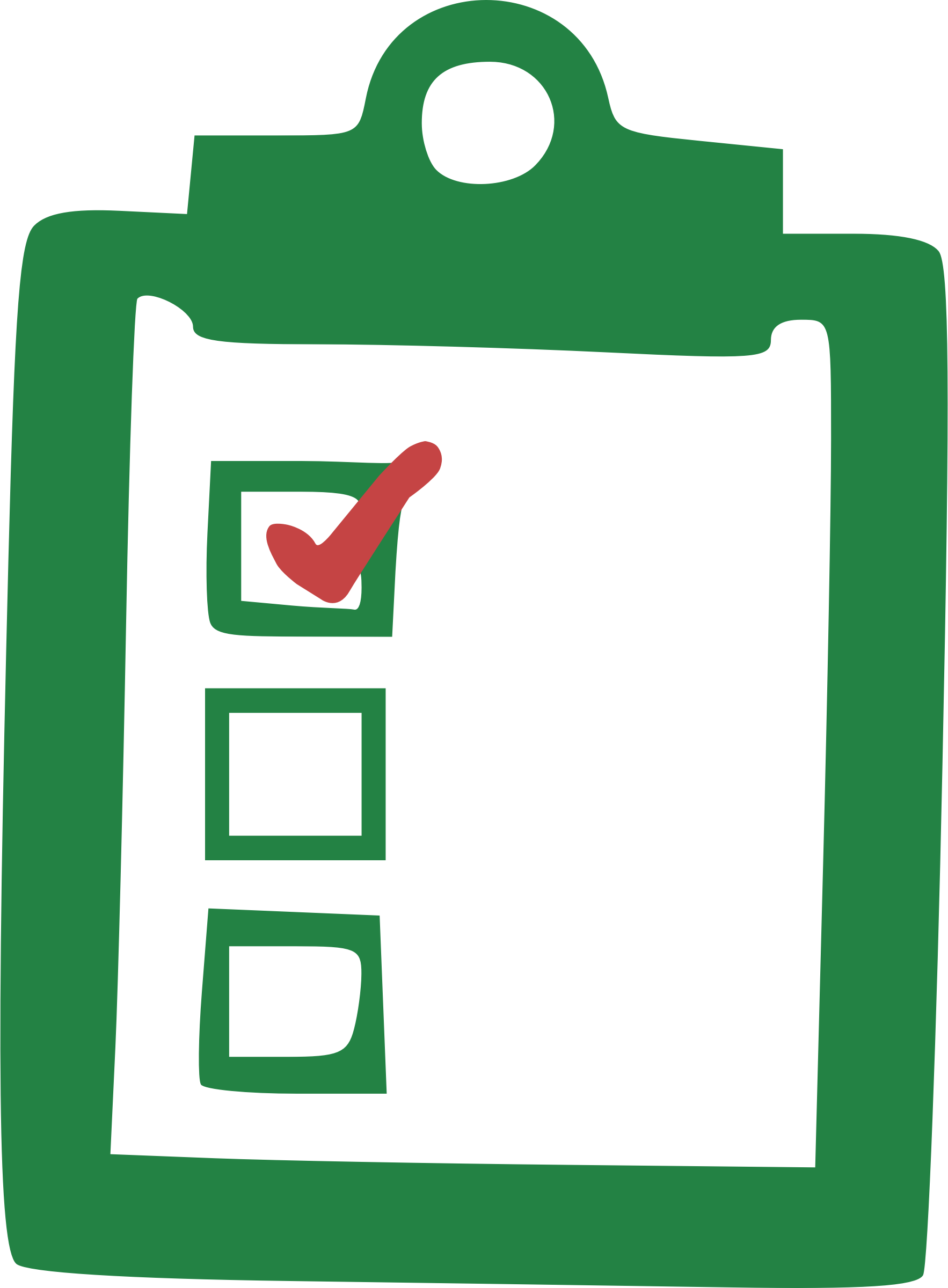 Green Checklist Icon PNG