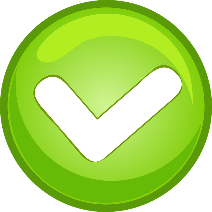 Green Checkmark Button PNG