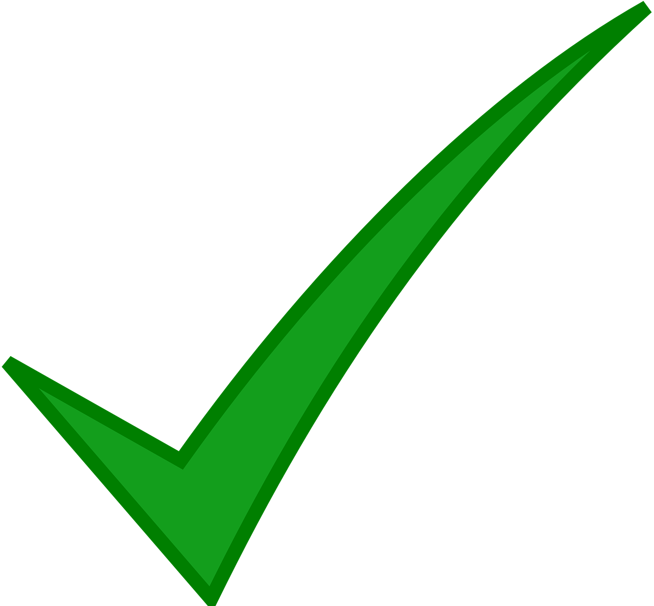 Green Checkmark Graphic PNG