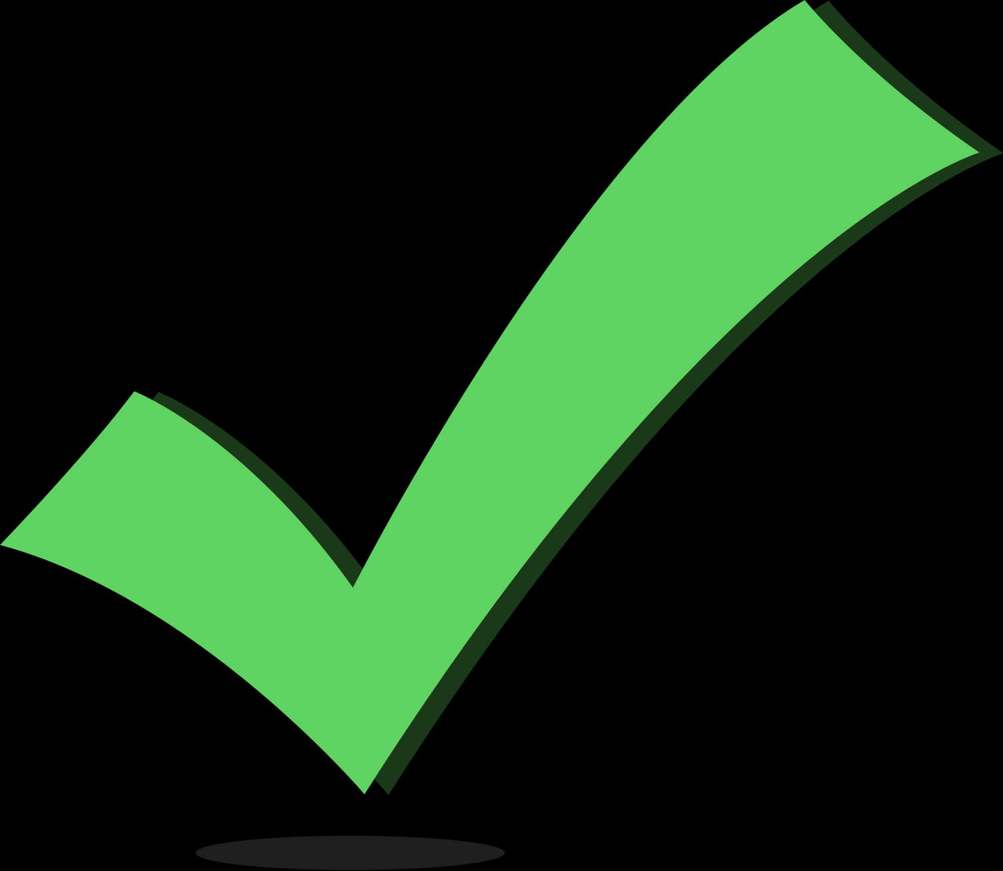 Green Checkmark Graphic PNG