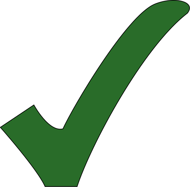 Green Checkmark Graphic PNG