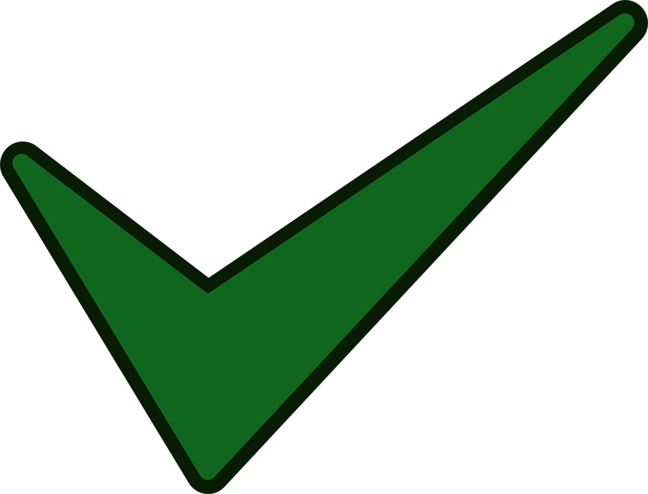 Green Checkmark Graphic PNG