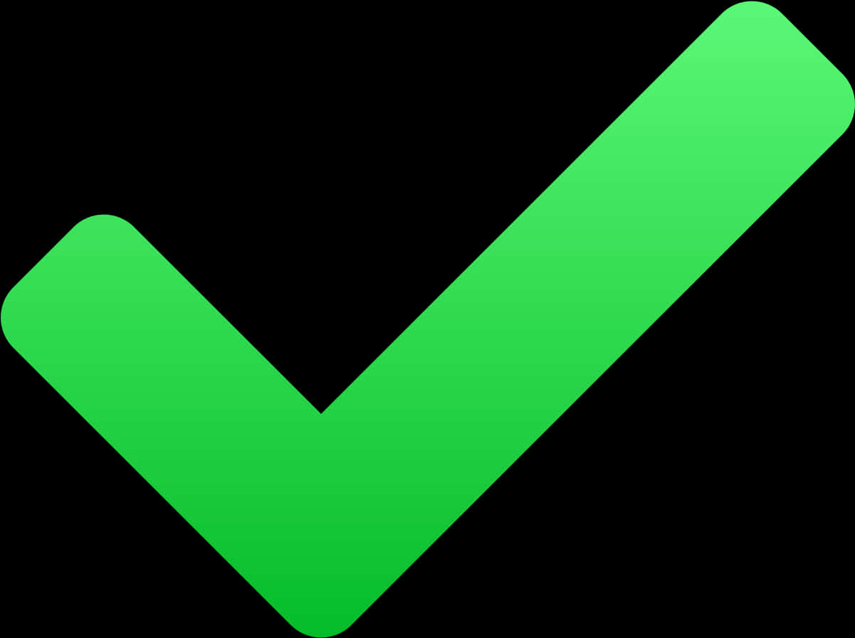 Green Checkmark Graphic PNG