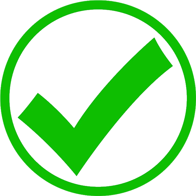 Green Checkmark Icon PNG