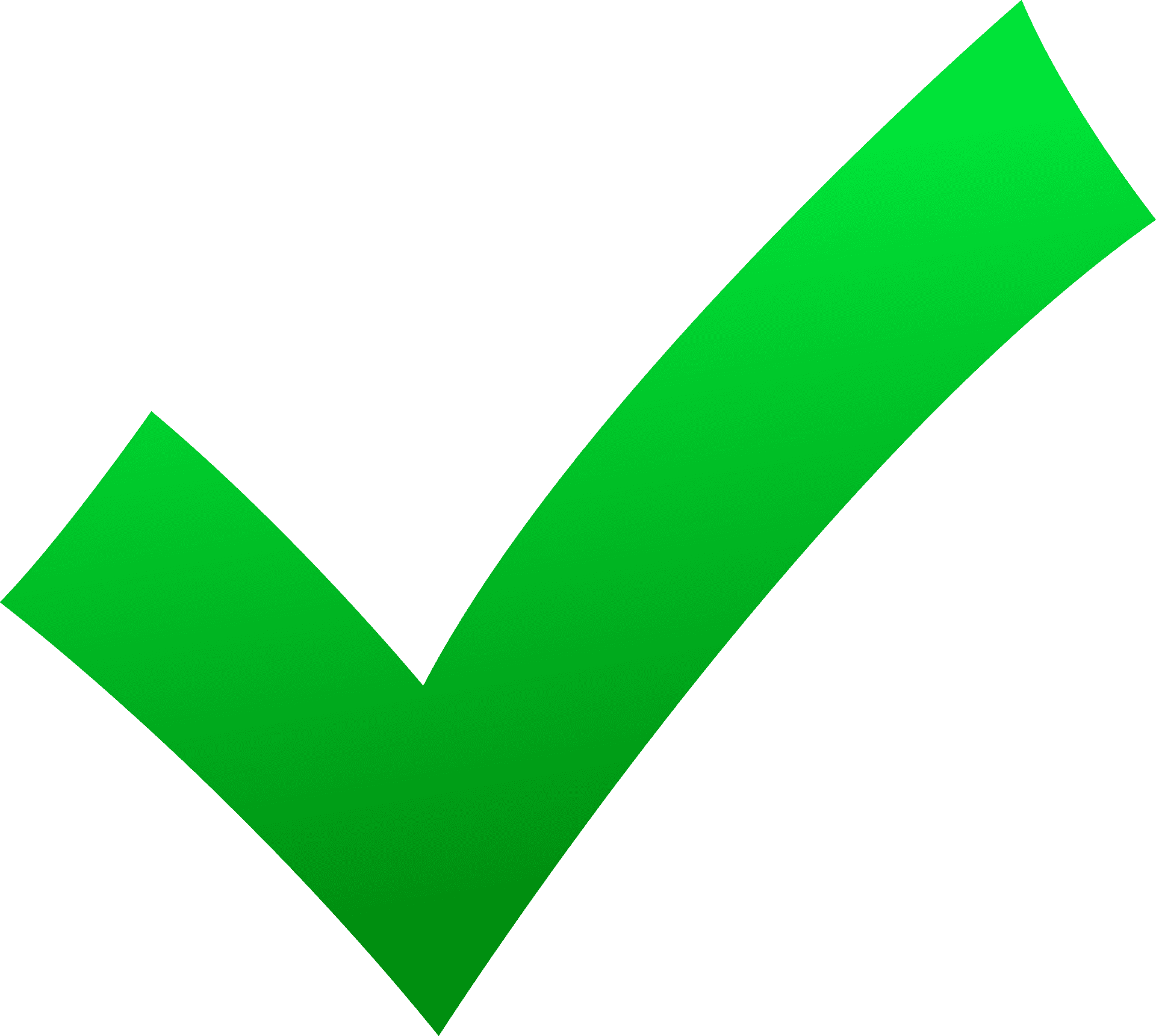 Green Checkmark Symbol PNG
