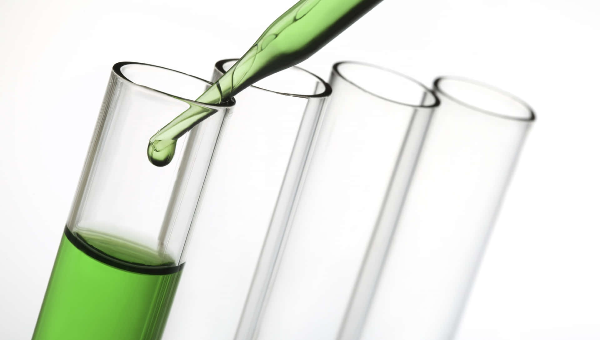 Caption: Green Chemistry Concept in a Laboratory Wallpaper
