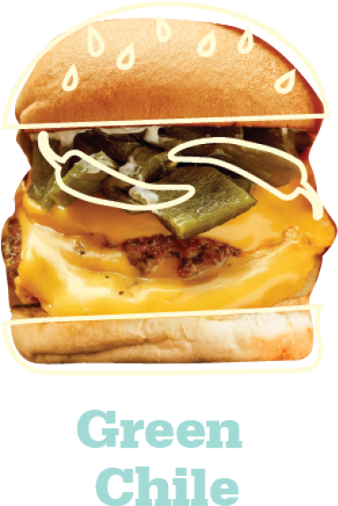 Green Chile Cheeseburger Delicious Fast Food.png PNG