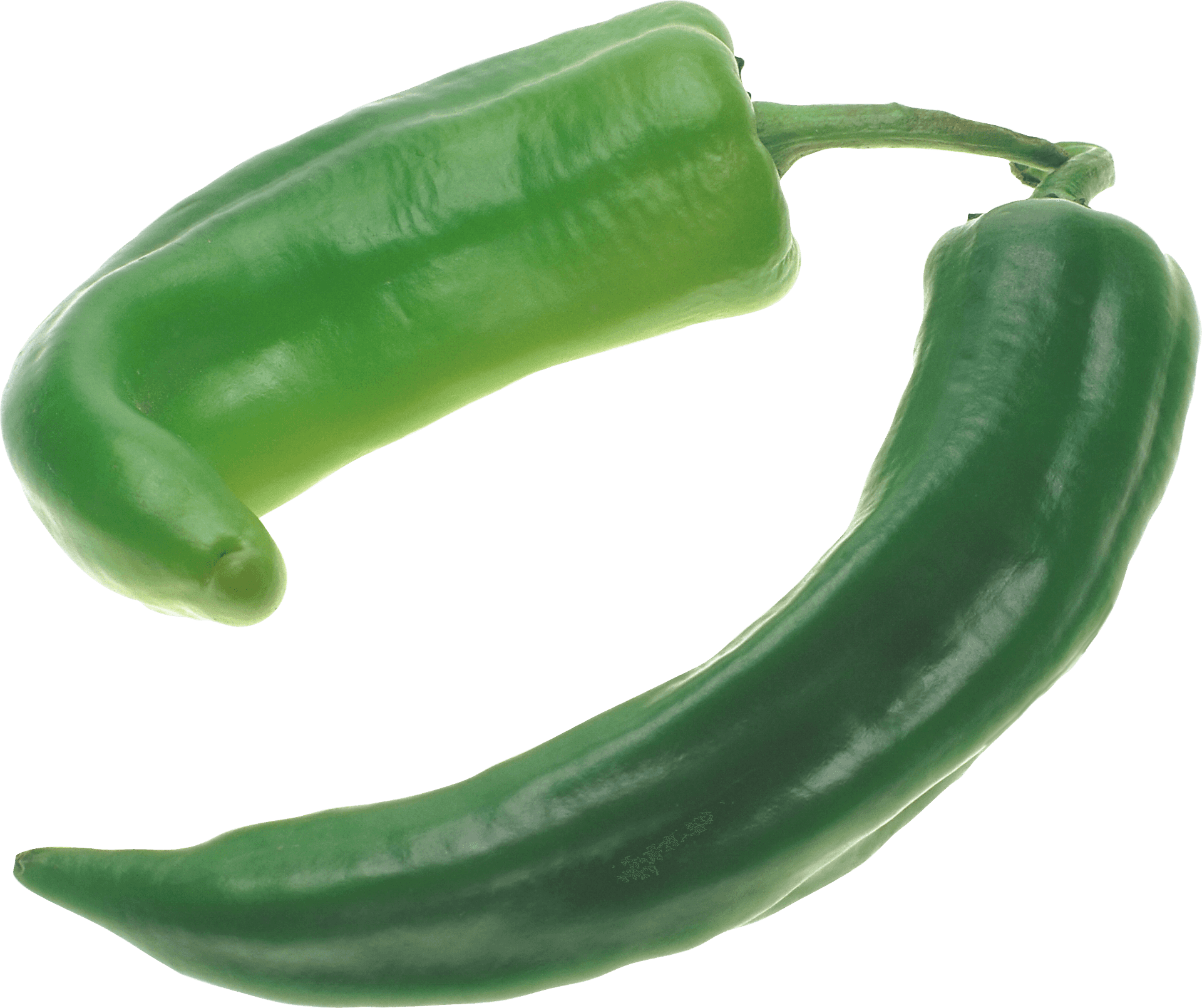 Green Chili Peppers Transparent Background PNG