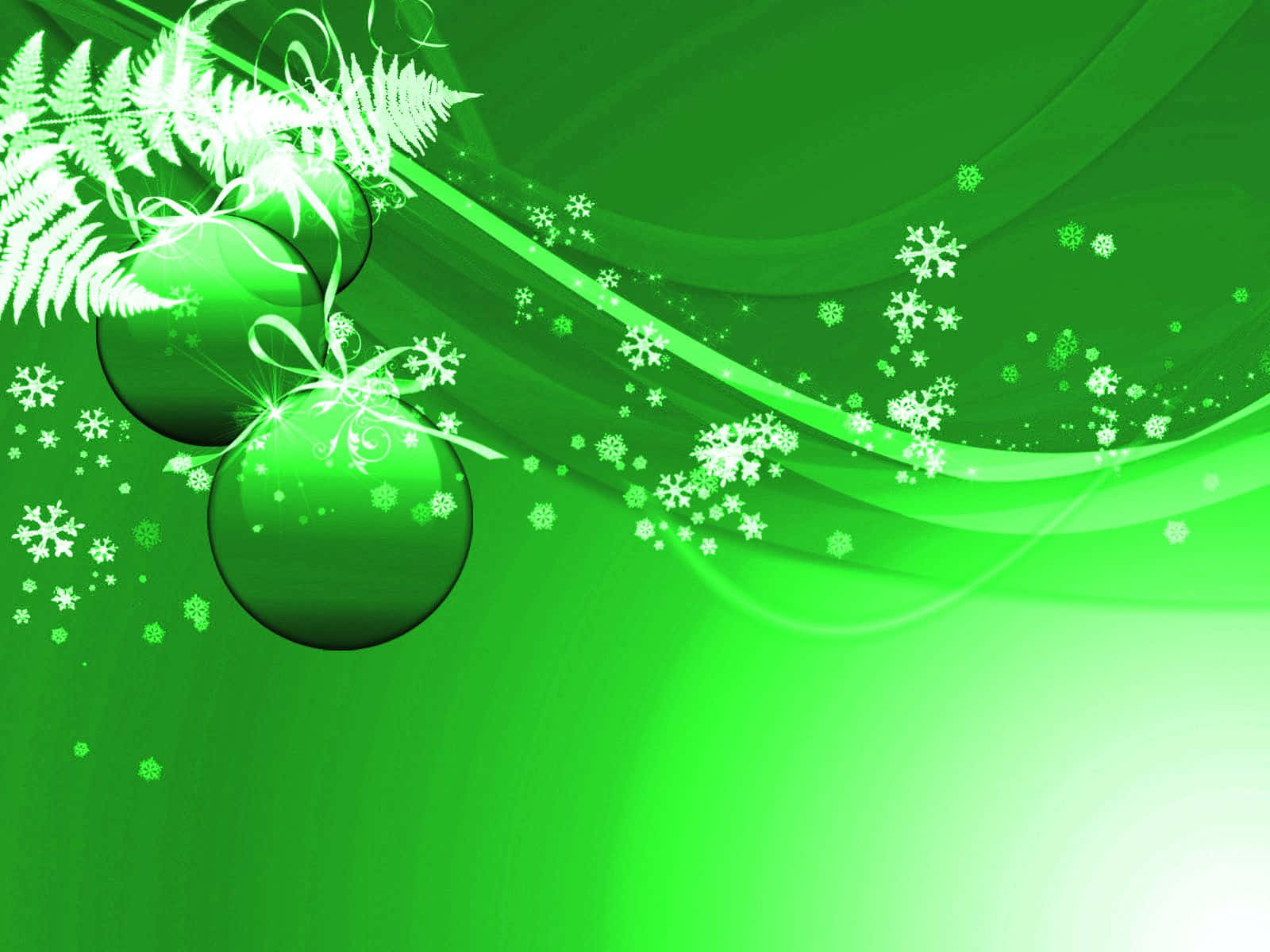 Celebrate a festive and sustainable season with green Christmas. Wallpaper