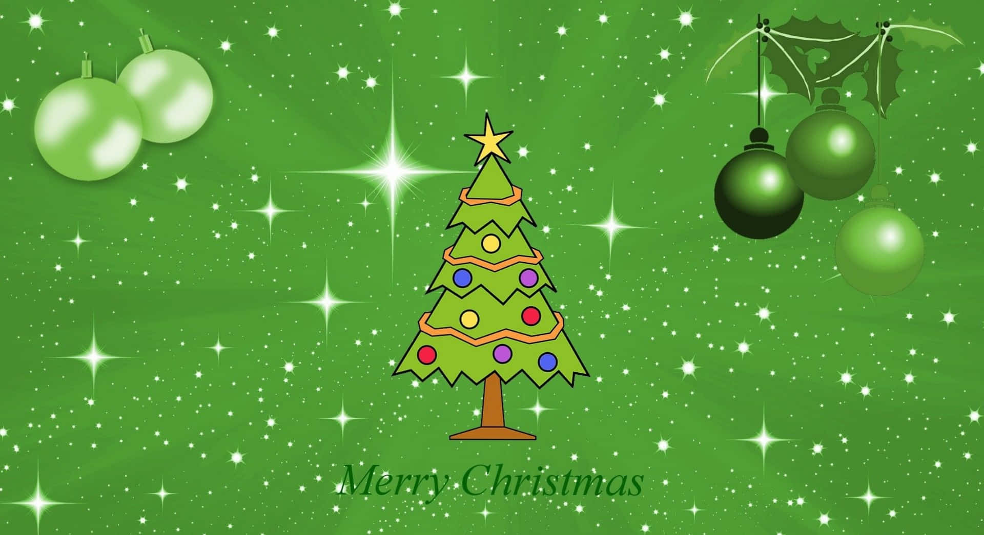 Få en festlig, grøn jule sæson med bæredygtige julepynt. Wallpaper