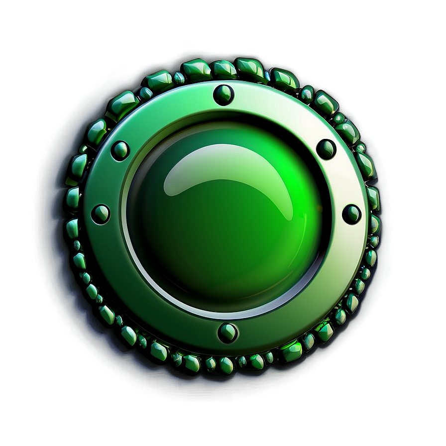 Green Circle Badge Png Fhd PNG