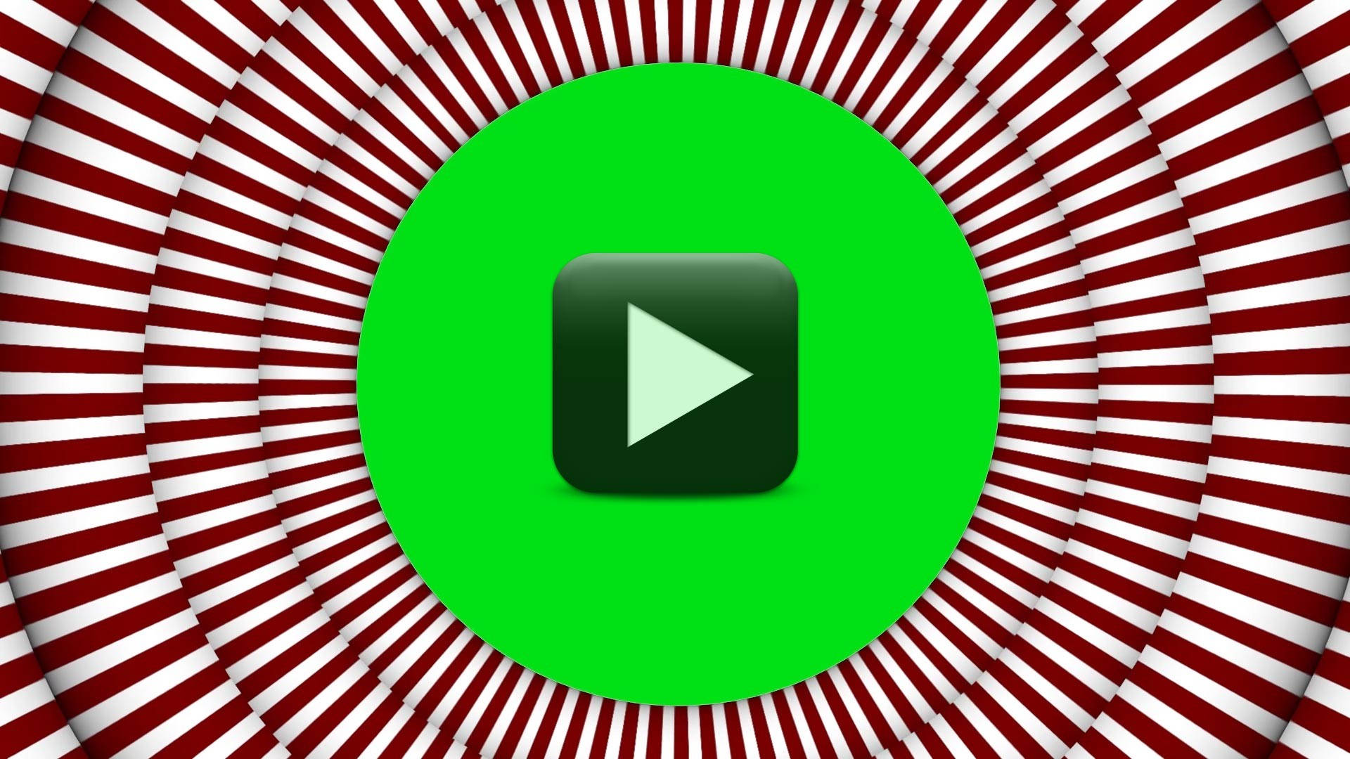 Green Circle Inside Hypnosis Pattern