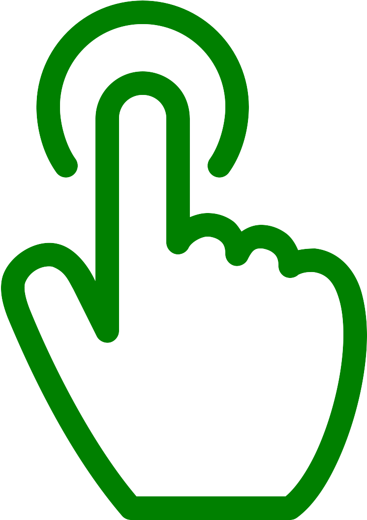 Green Click Icon PNG