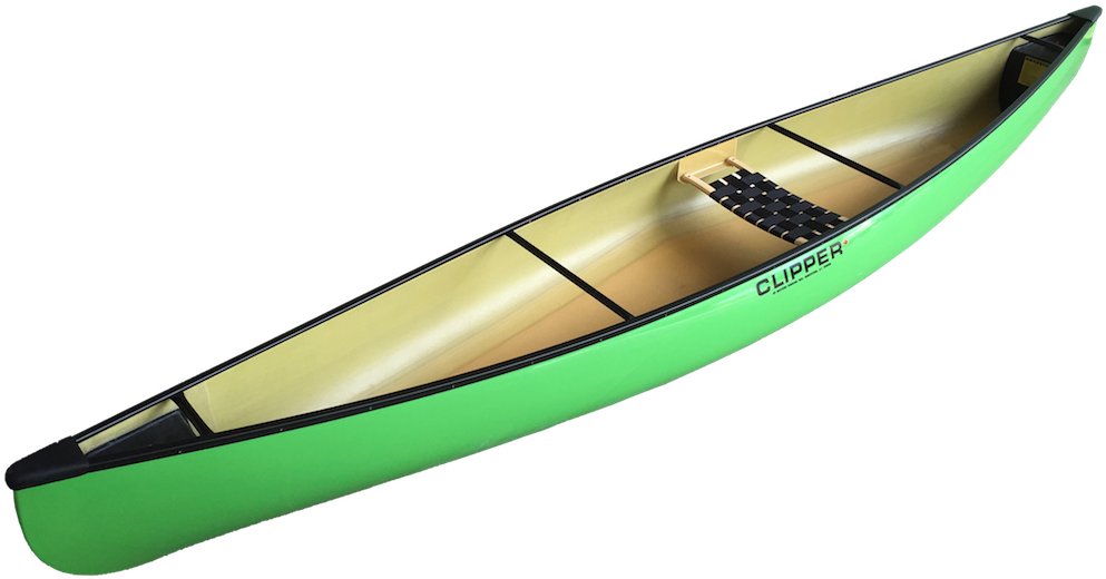 Green Clipper Canoe Isolated PNG