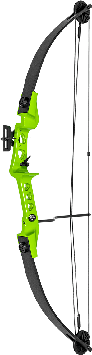 Green Compound Bow Archery Equipment PNG