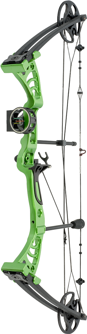 Green Compound Bow PNG