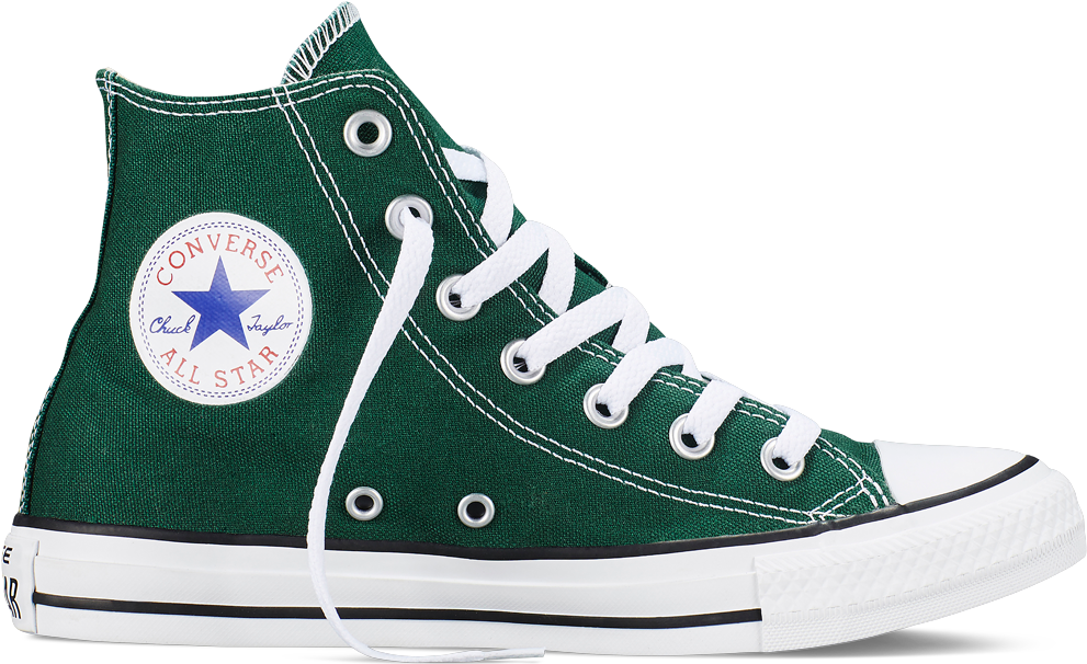 Green Converse Chuck Taylor All Star PNG