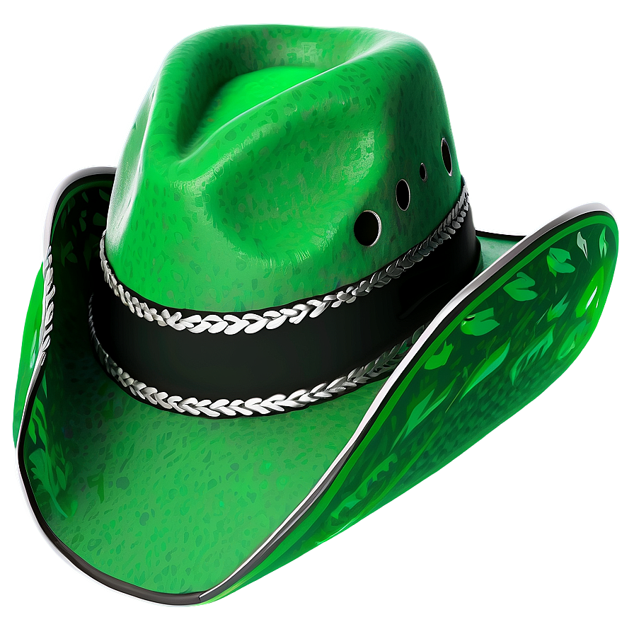 Green Cowboy Hat Transparent Png Qno PNG