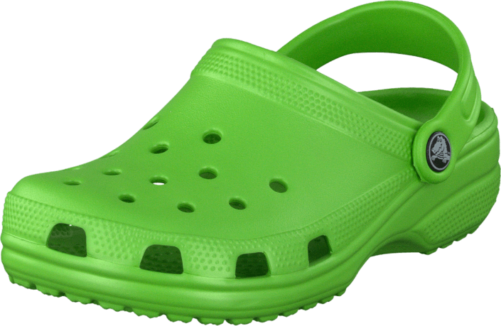 Green Croc Sandal Side View PNG