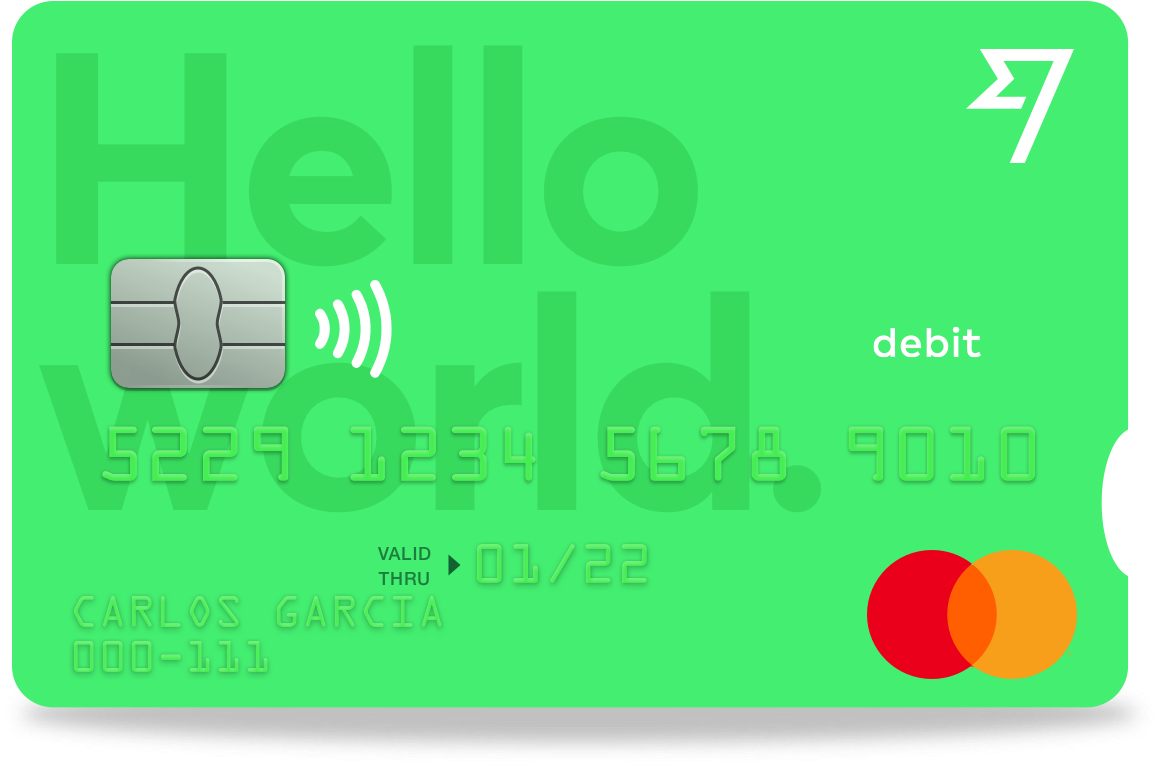 Download Green Debit Card Mockup | Wallpapers.com