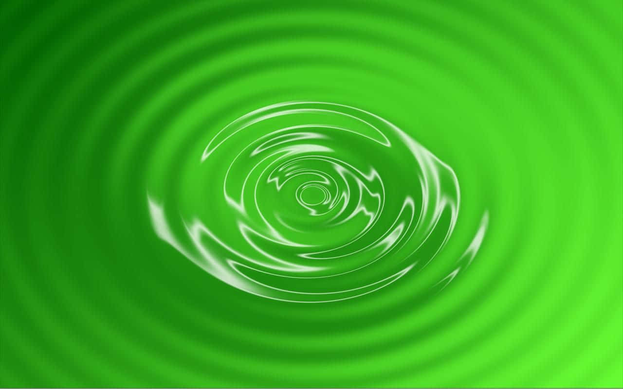 Download Water Ripple Green Desktop Wallpaper 
