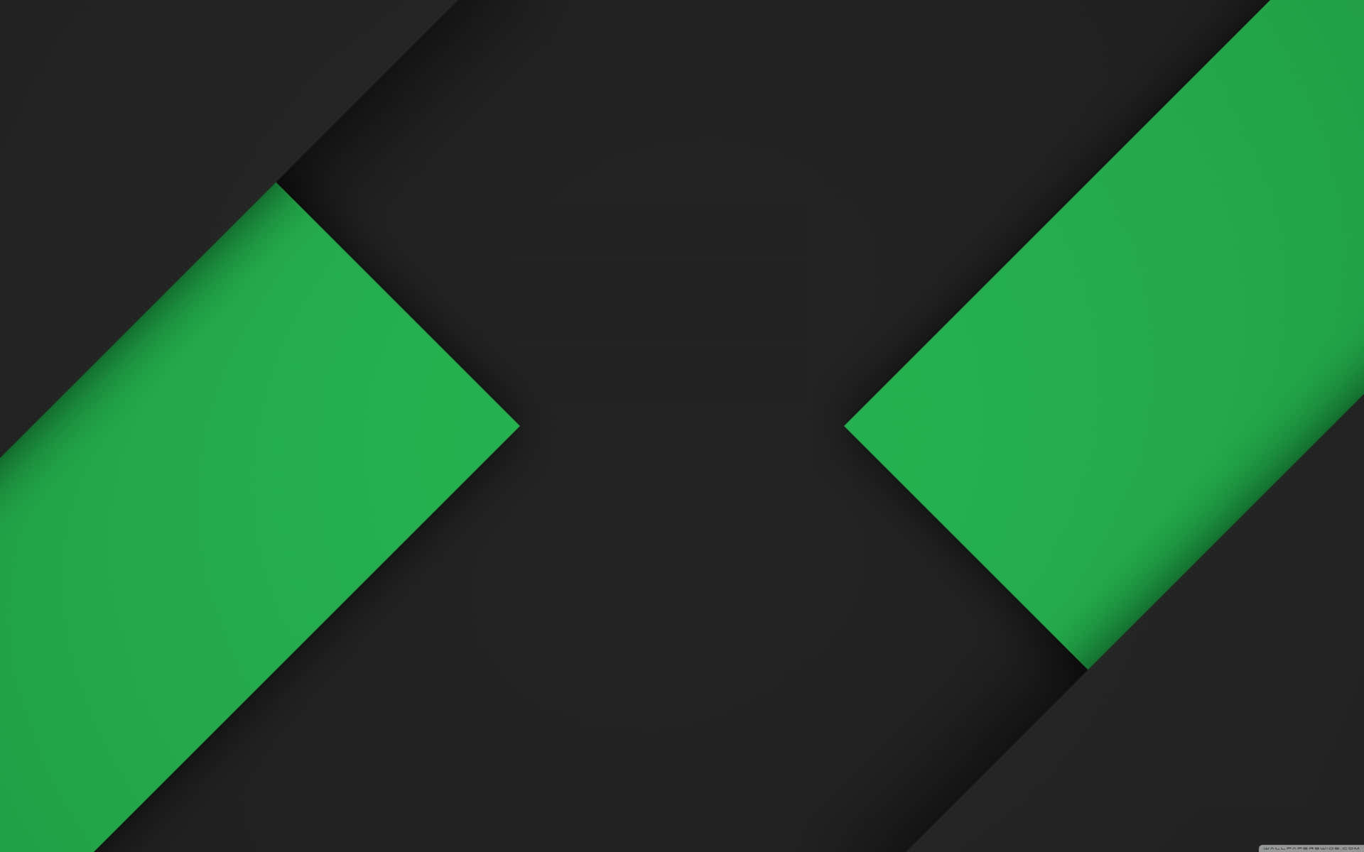 En grøn og sort baggrund med et x i midten Wallpaper