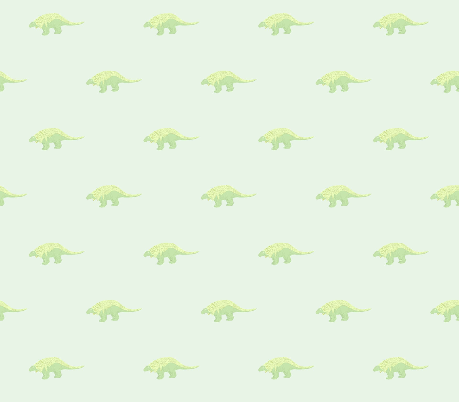 Green Dinosaur Pattern Background Wallpaper