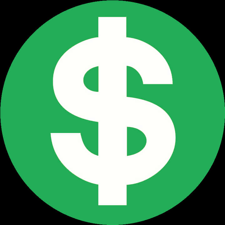 Green Dollar Sign Icon PNG